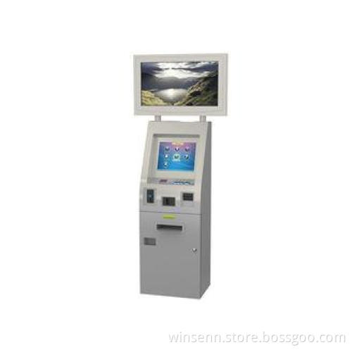 Semi Outdoor Card Payment Touch Screen Kiosk with 42 inch A